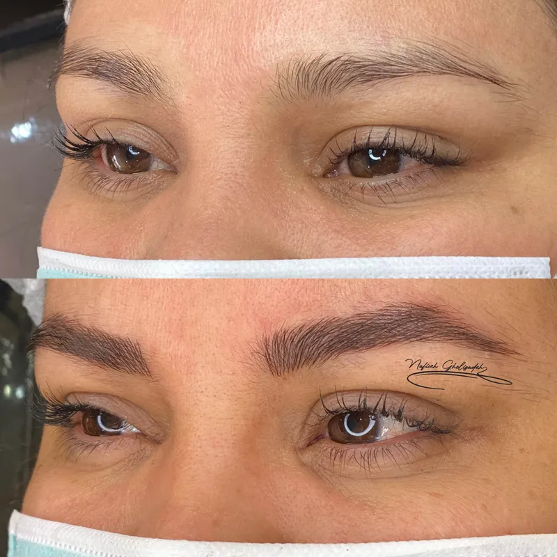 میکروبلیدینگ ابرو 