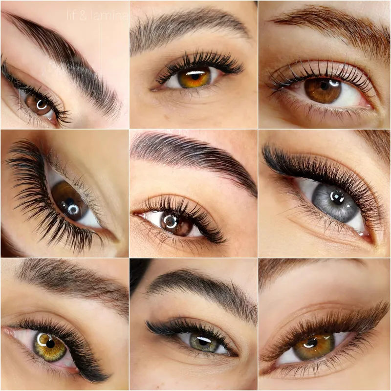 مدل های مختلف خدمات مژه و ابرو