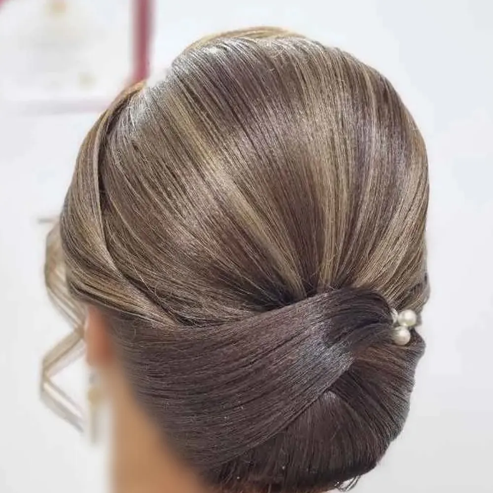 شینیون موی کوتاه