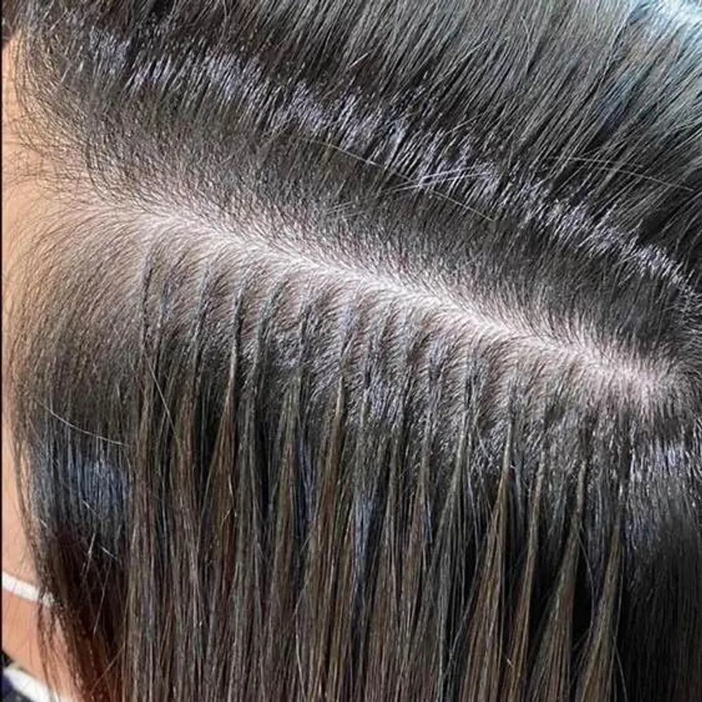 محل نصب اکستنشن مو طبیعی 