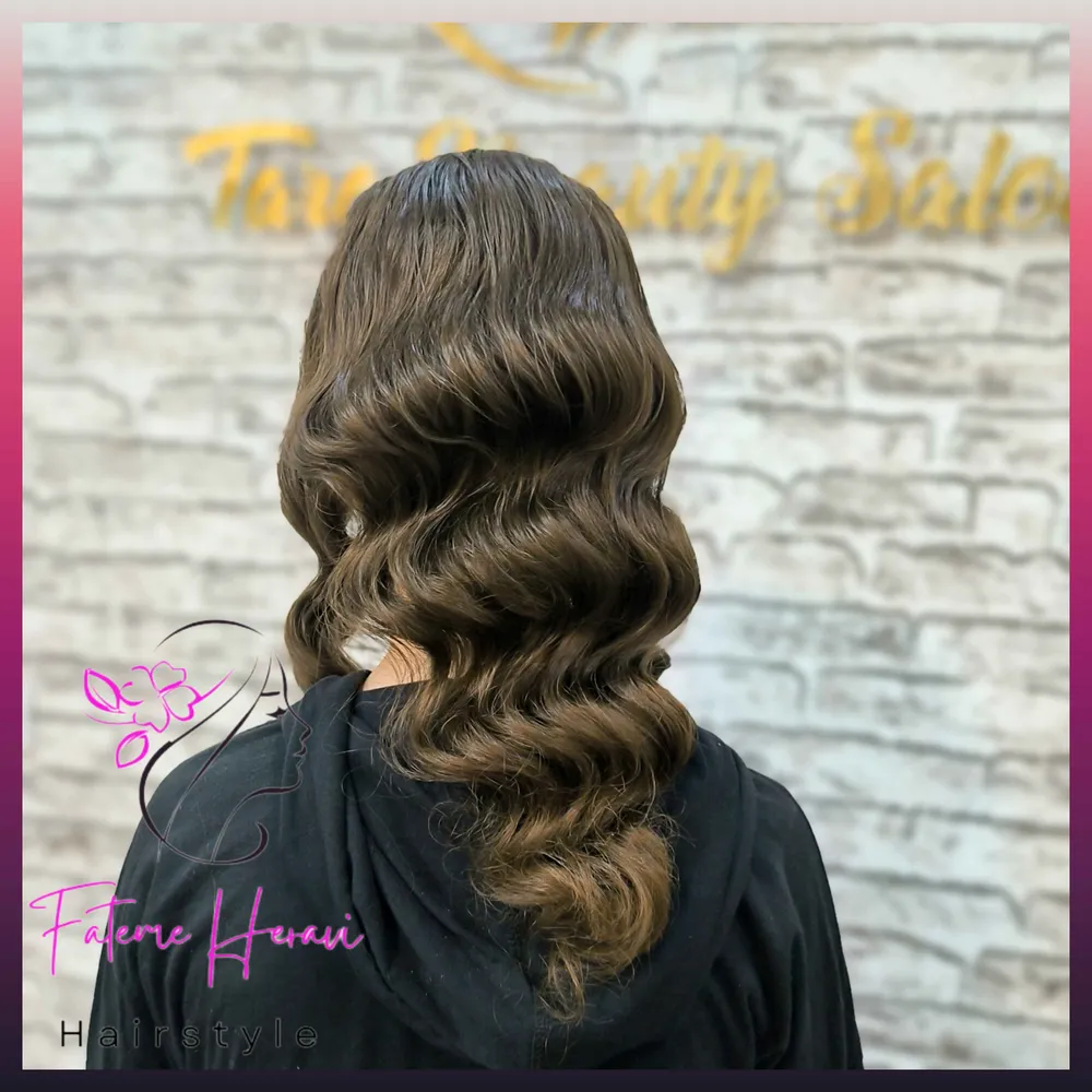 شینیون دم اسبی رترو 