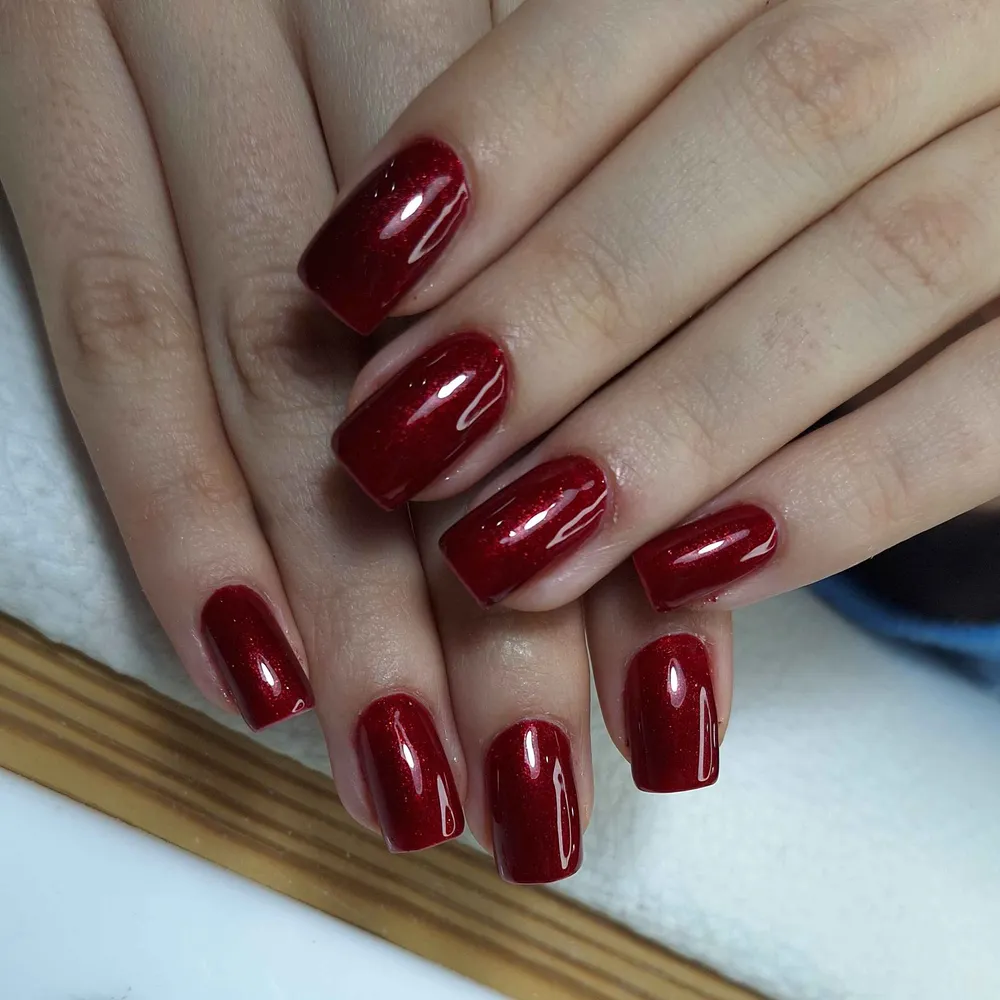 لمینیت و لاکژل قرمز شاین