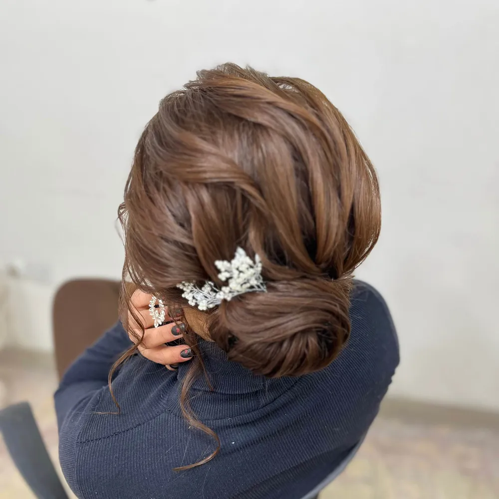 شنیون پایین اروپایی