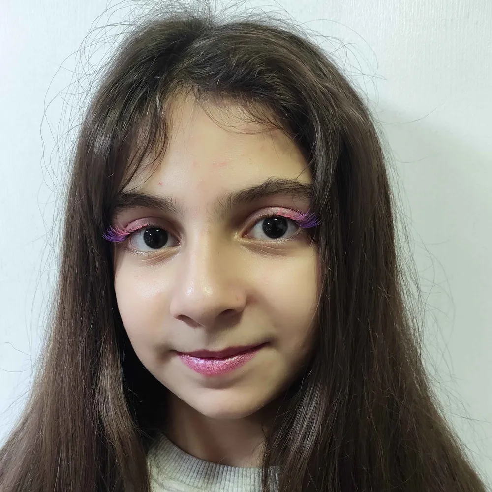 مژه رنگی رنگی