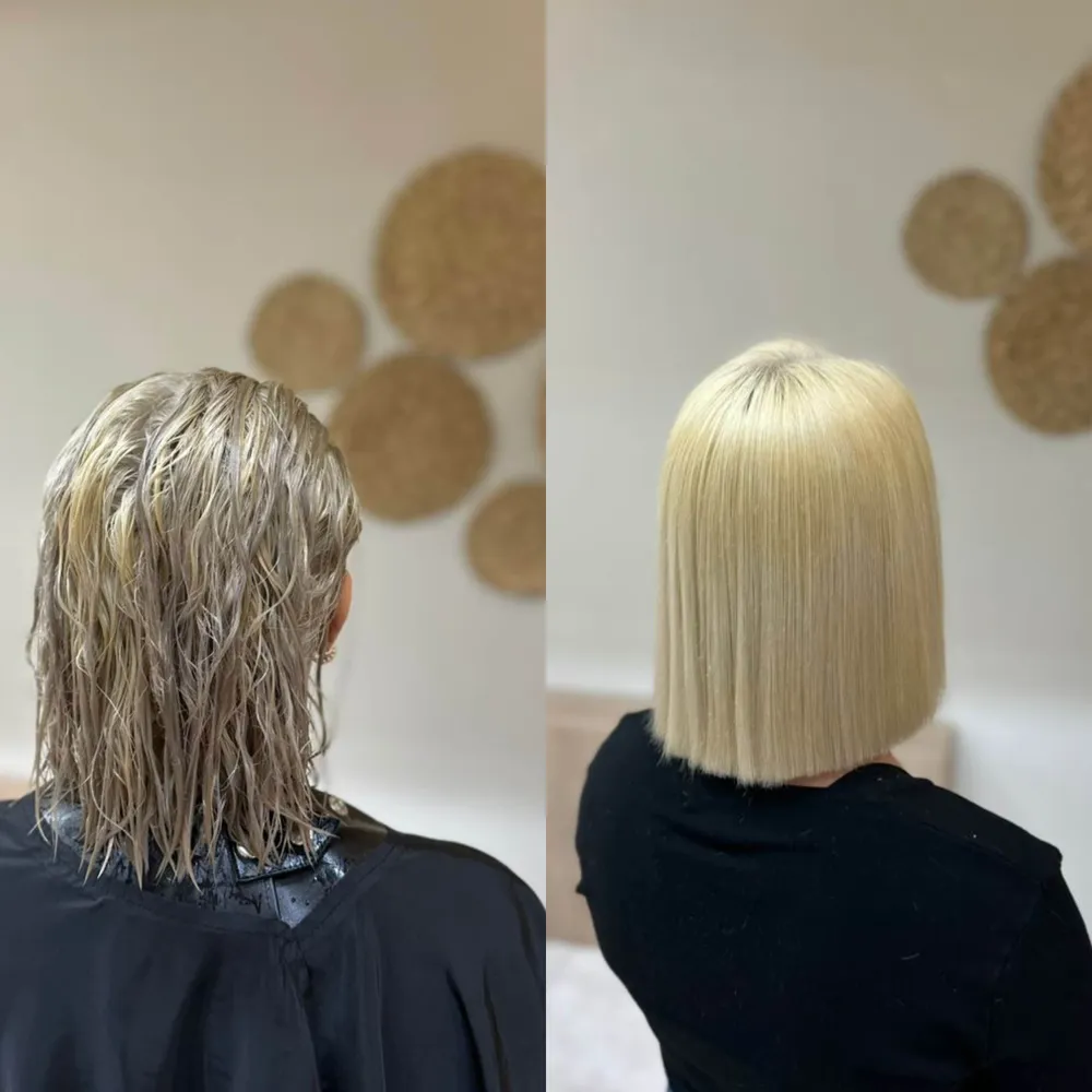  موهای دکلره آسیب دیده و کشسان