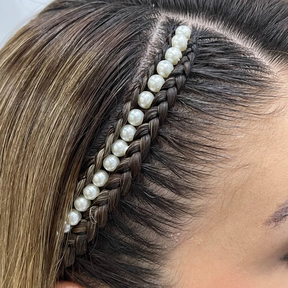 بافت نیمه با مروارید