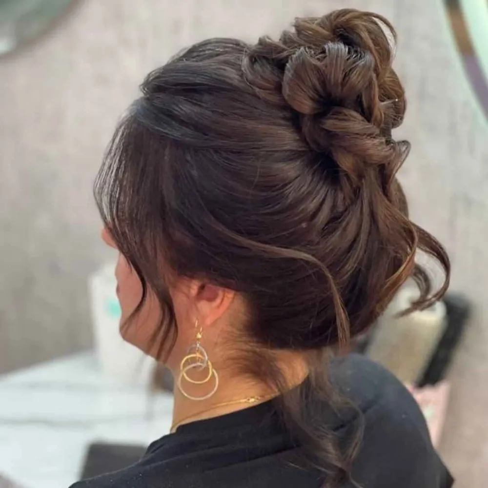 شینیون حرفه ای عروس