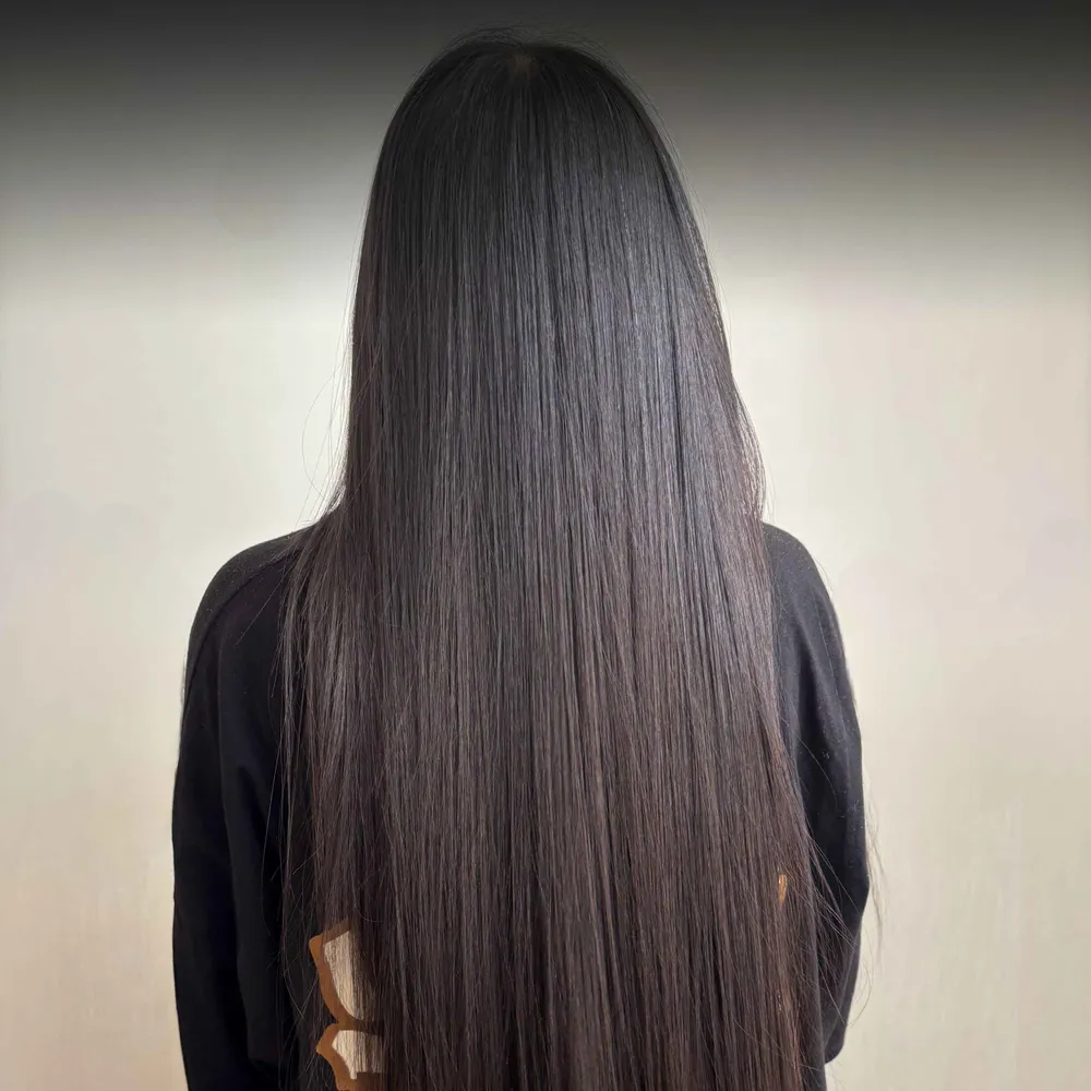 کراتین موهای نچرال