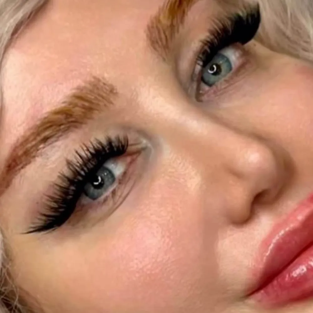 کاشت ابرو موقت اکستنشن ابرو کاشت مژه هیدن رشت گلسار