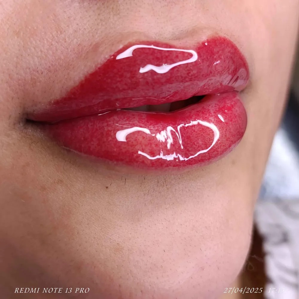 شید لب و میکرو ابرو بن مژه و خط چشم 