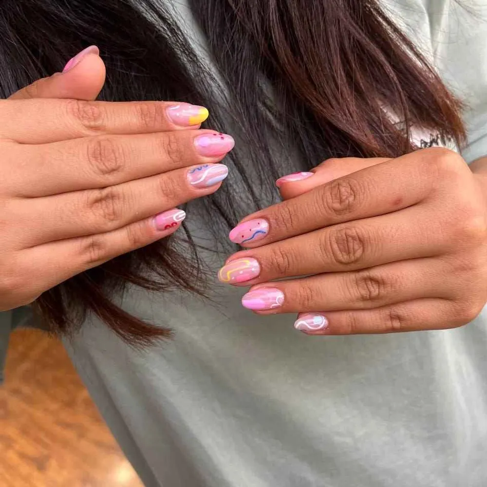 طراحی آرت رنگی مخصوصا روزهای رنگی تابستان