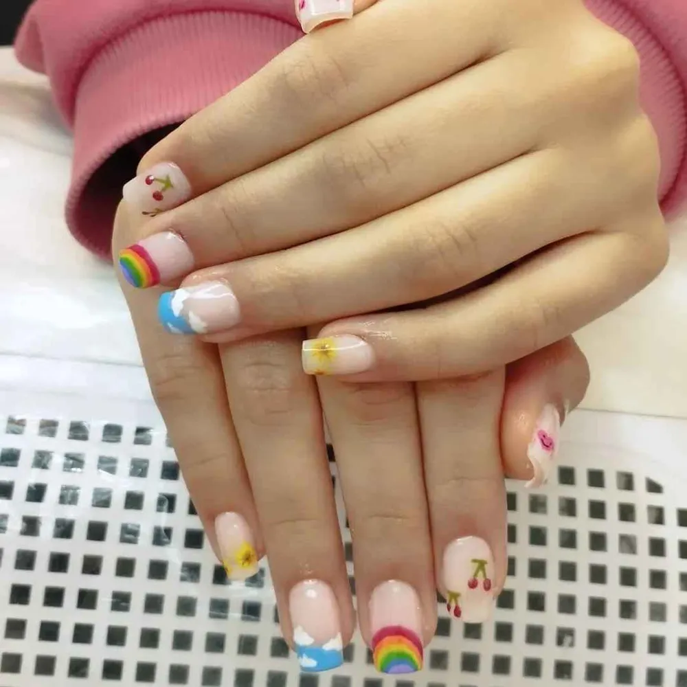 طراحی رنگین کمونی