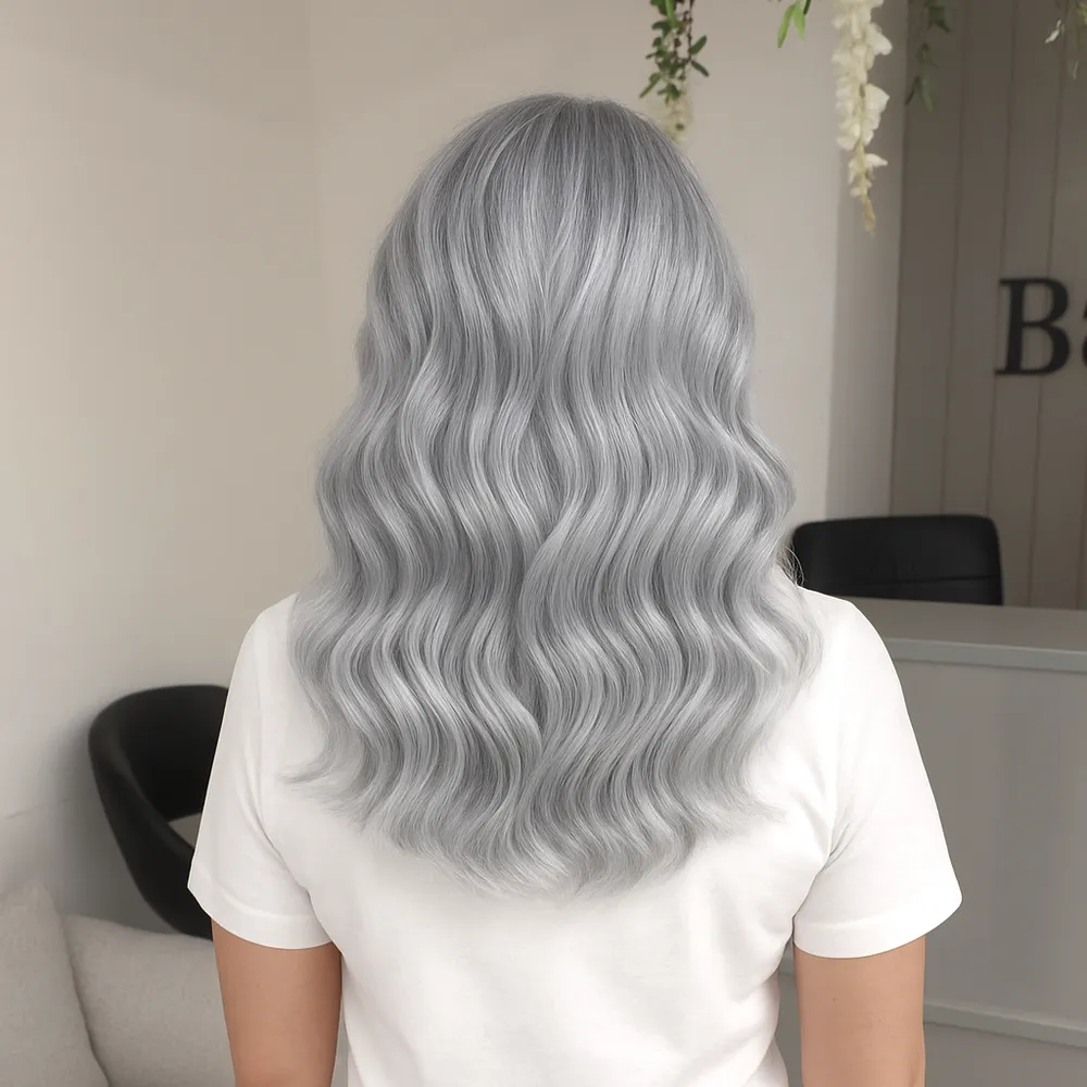 دکلره طوسی نقره ای