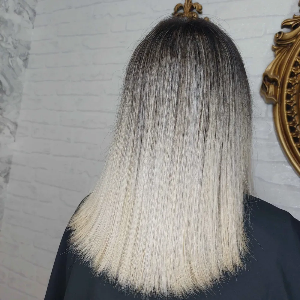 تراپی موی دکلره شده