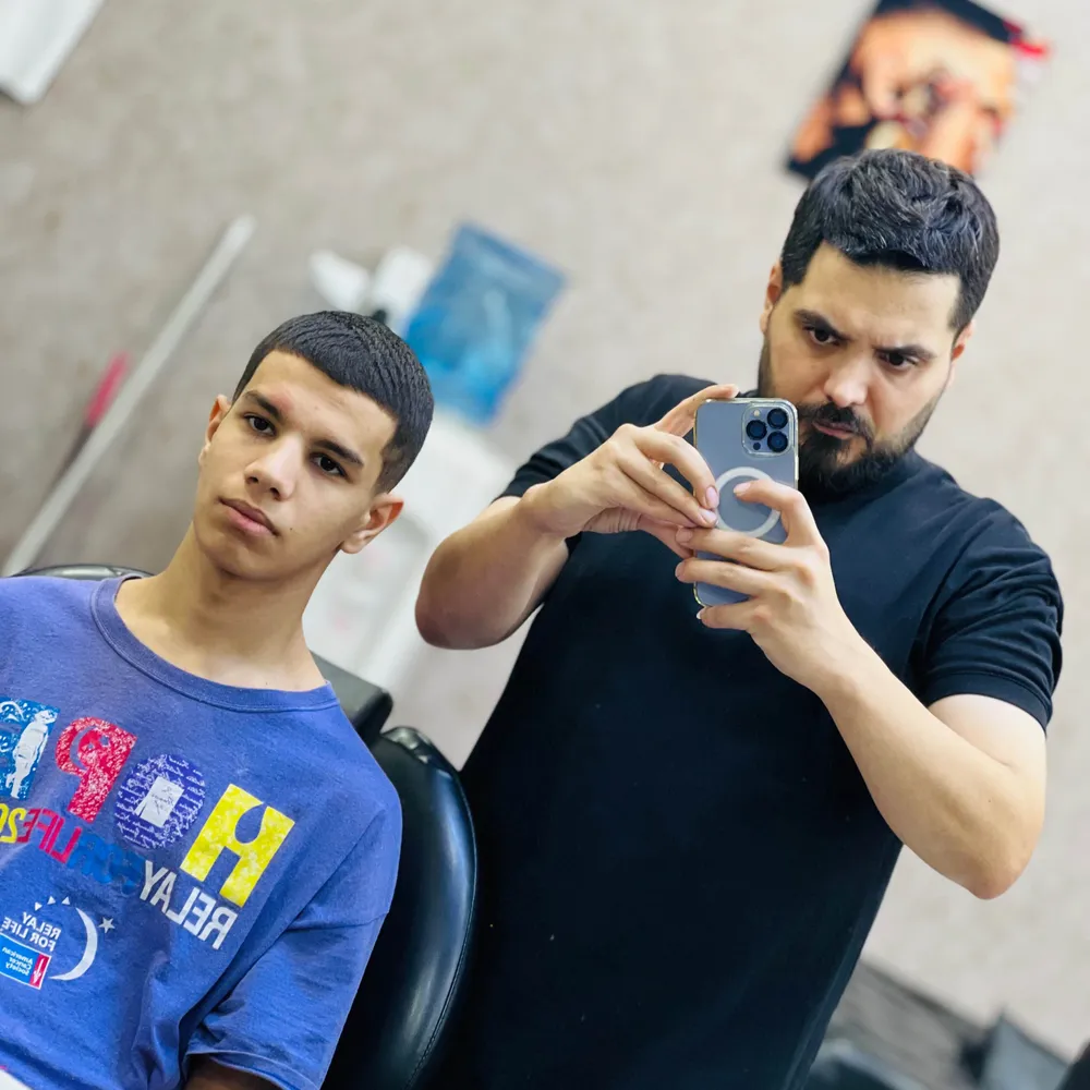 قبل و بعد تبدیل موی فر به بازکات