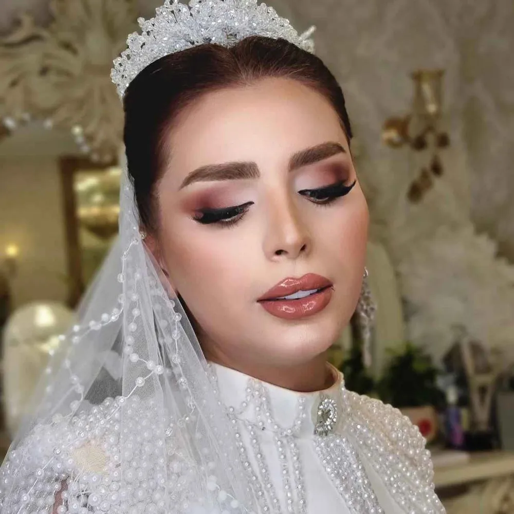 میکاپ و شینیون عروس جذابمون