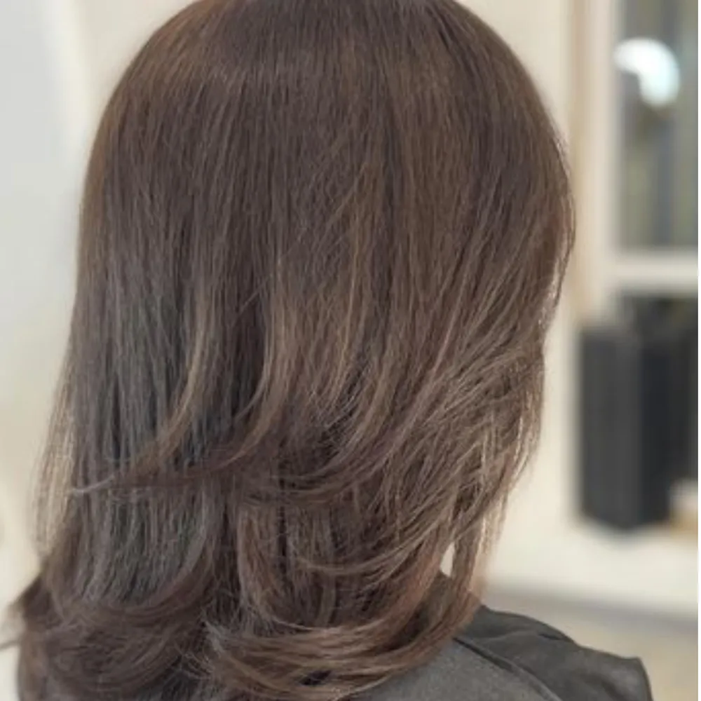 تبدیل موی دکلره به رنگ خرمایی 