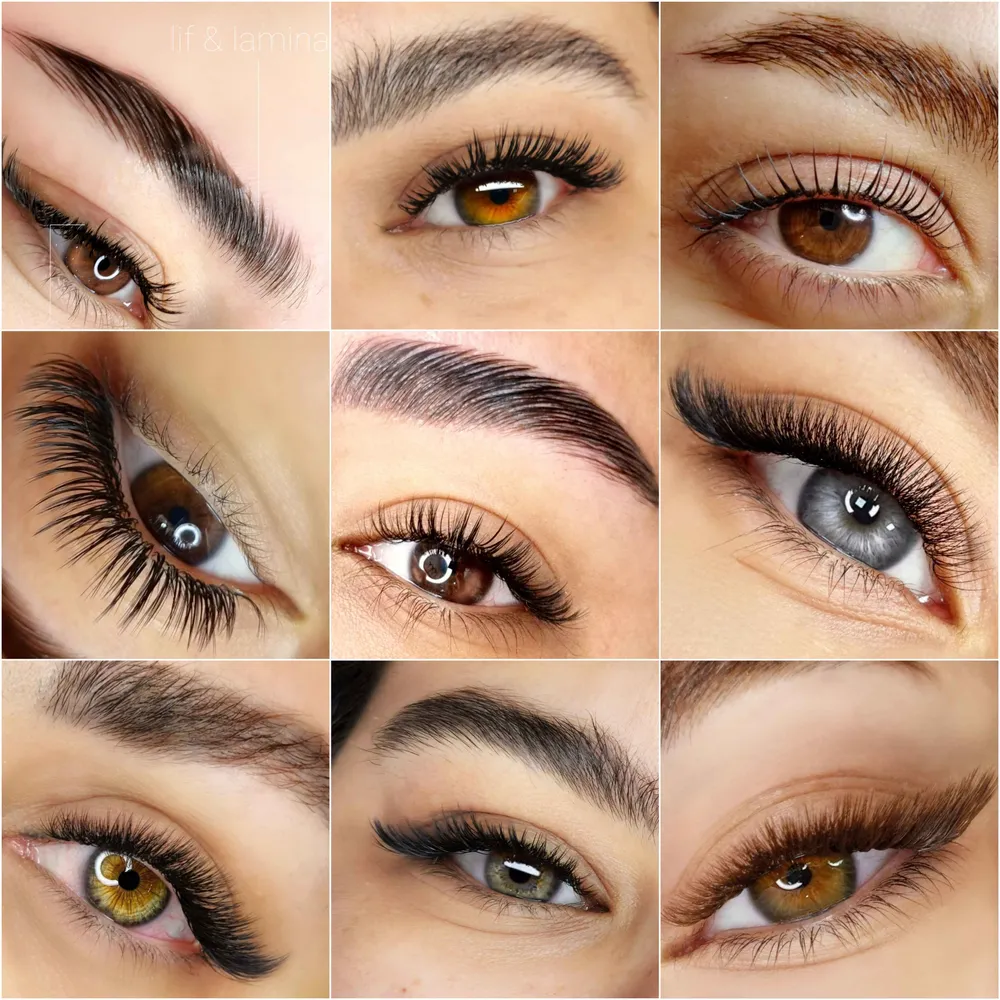 مدل های مختلف خدمات مژه و ابرو
