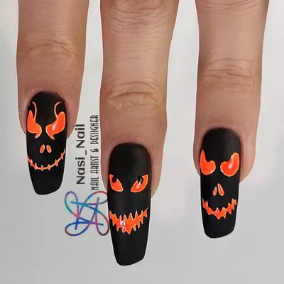 طراحی هالووینی با قلمو
